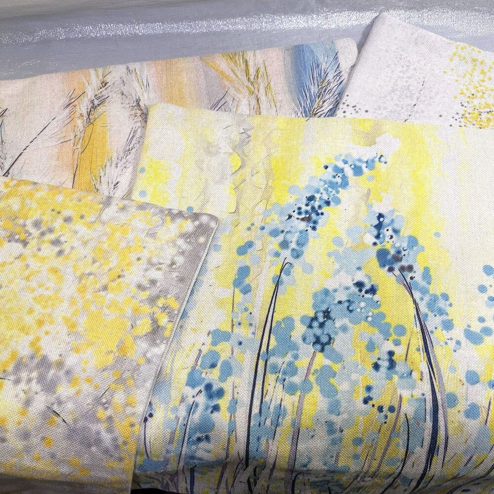 FINE ART Lourry Legarde 18"x18" NATURE throw pillow covers decor set of 4